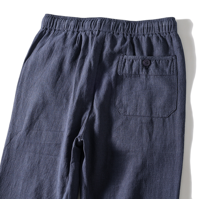 Sorona bio-fibre wide leg pants for plus size men 88–243 lbs Breathable wrinkle-resistant long summer pants oversized Eco-friendly linen blend men’s trousers for big bodies