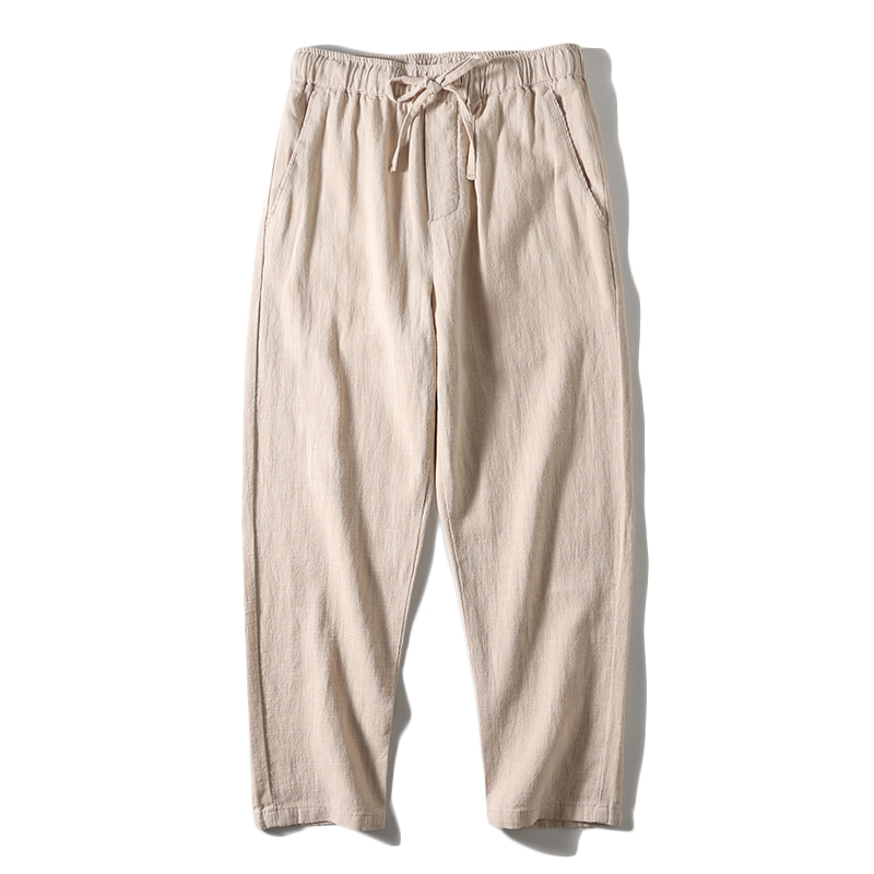 Sorona bio-fibre wide leg pants for plus size men 88–243 lbs Breathable wrinkle-resistant long summer pants oversized Eco-friendly linen blend men’s trousers for big bodies