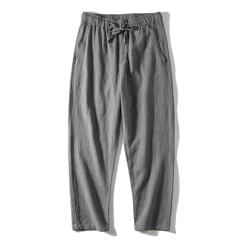 Sorona bio-fibre wide leg pants for plus size men 88–243 lbs Breathable wrinkle-resistant long summer pants oversized Eco-friendly linen blend men’s trousers for big bodies
