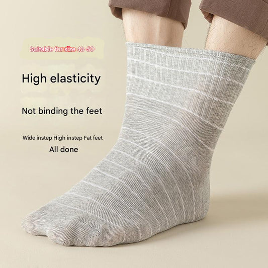 Plus size cotton crew socks AU size 9–15

Combed cotton high-stretch socks for big feet

3-pack breathable socks for wide feet men