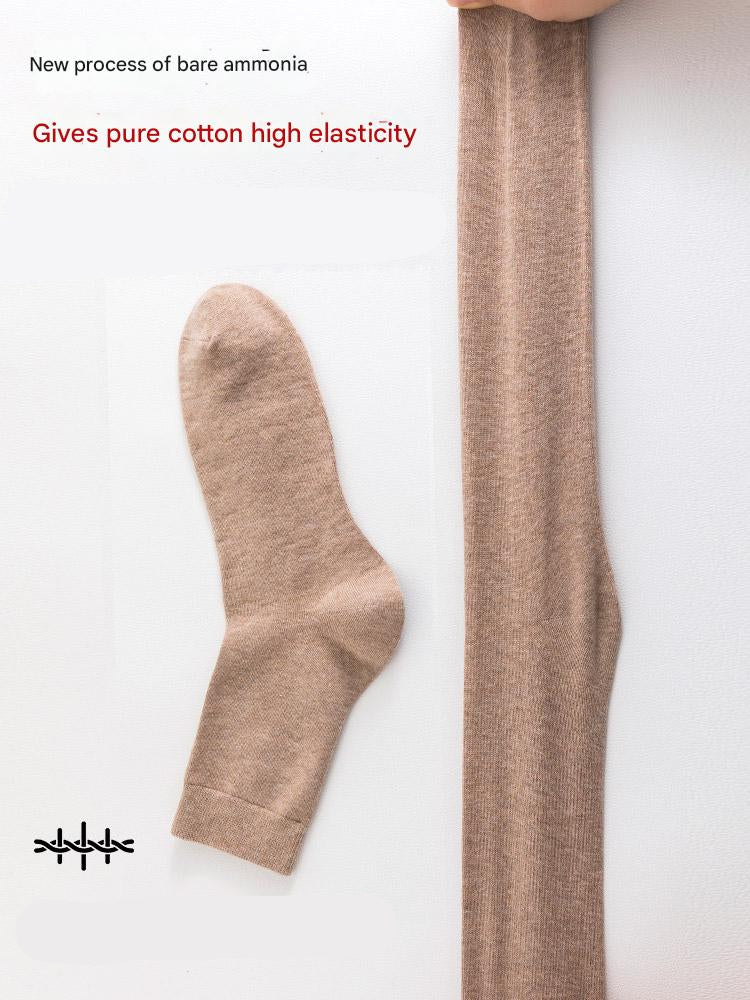 Men's plus size 100% cotton crew socks for AU sizes 11–17 High-stretch breathable cotton socks for large feet Antibacterial and odor-resistant crew socks 6-pack