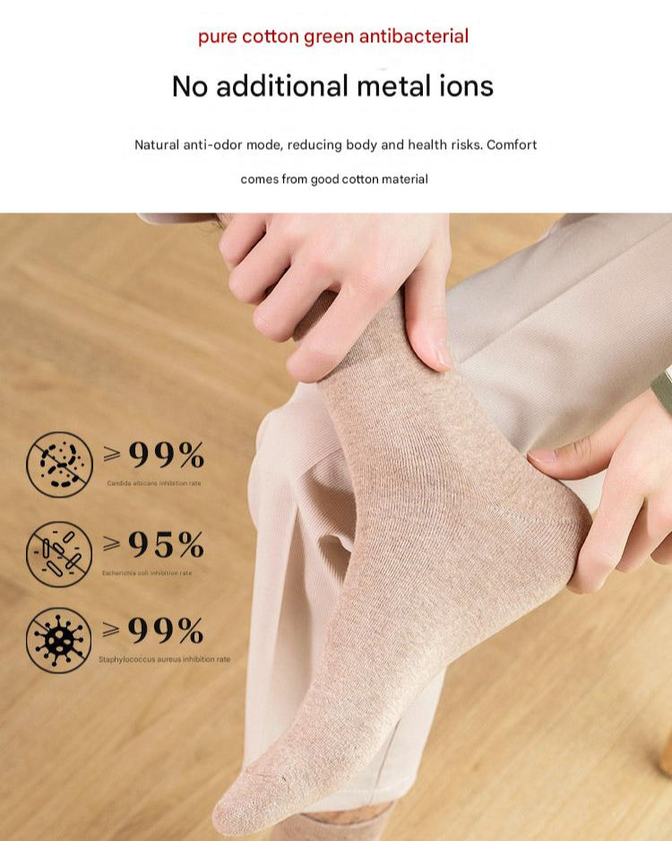 Men's plus size 100% cotton crew socks for AU sizes 11–17 High-stretch breathable cotton socks for large feet Antibacterial and odor-resistant crew socks 6-pack