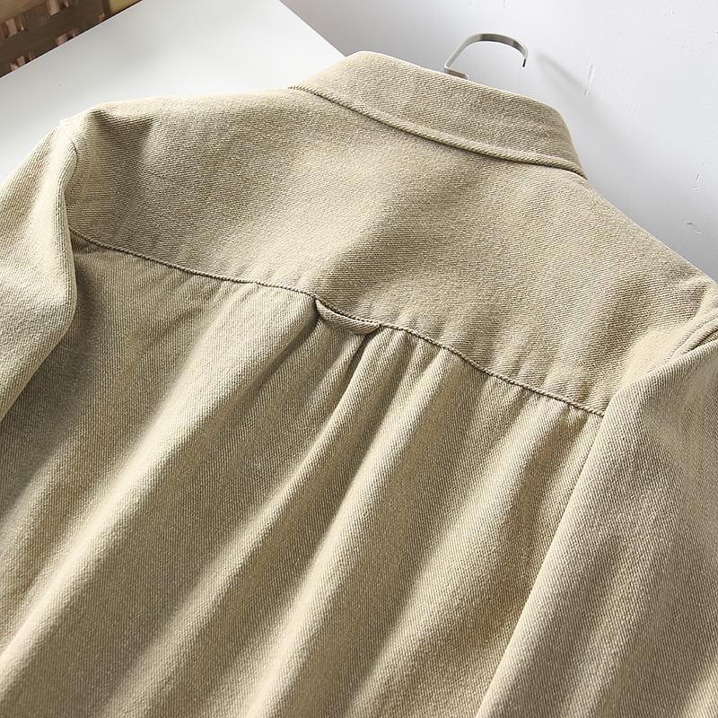 Men's Plus Size Brushed Cotton Shirt | Long Sleeve | Fits 88–330 lbs